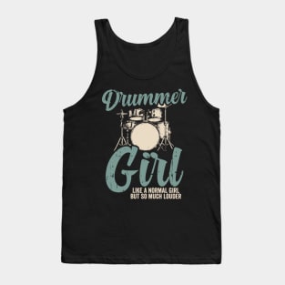 Drummer Girl | Drums Drummer Tank Top